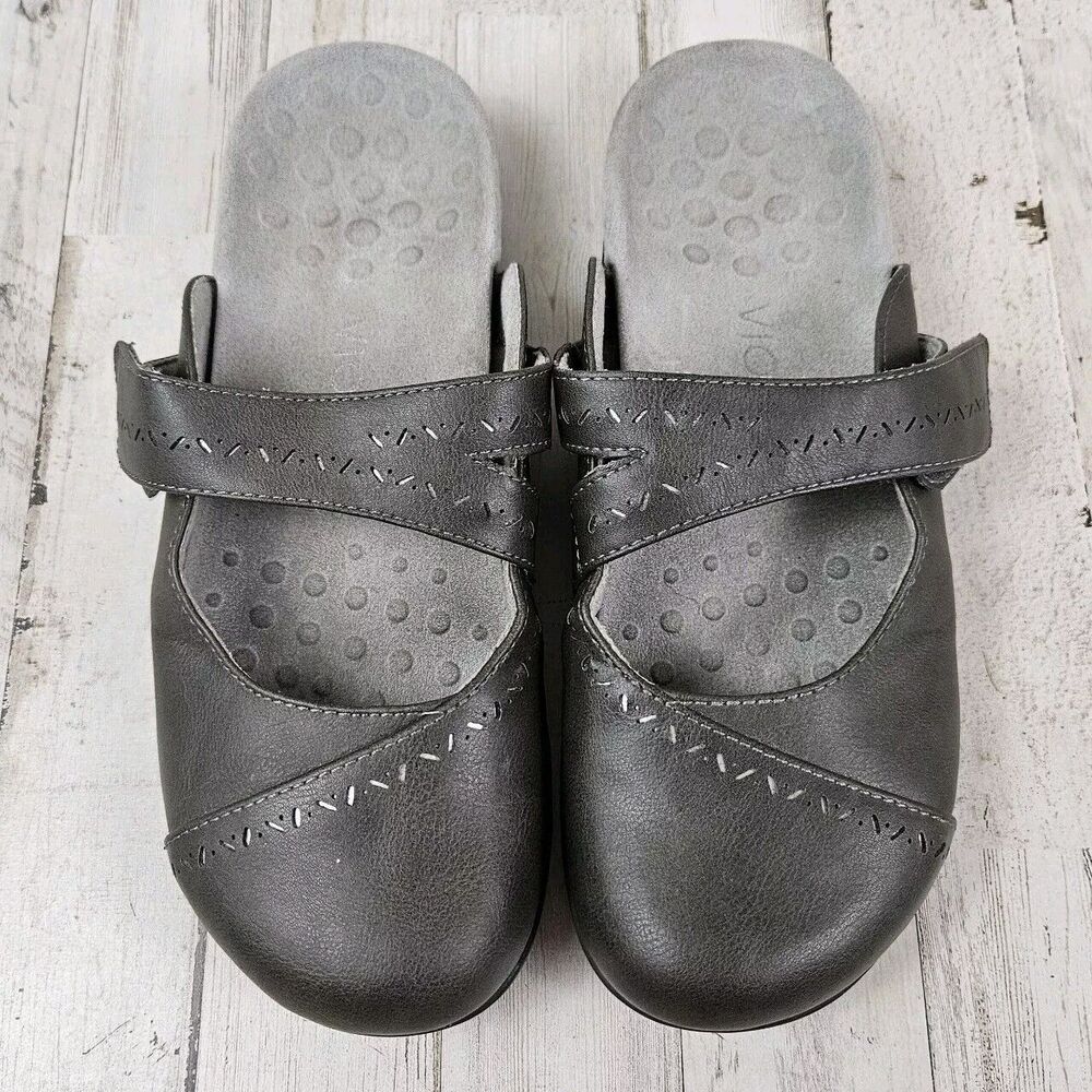 Vionic Rest Twain Arch Support Comfort Slip On Mary Jane Lagenlook Sandals